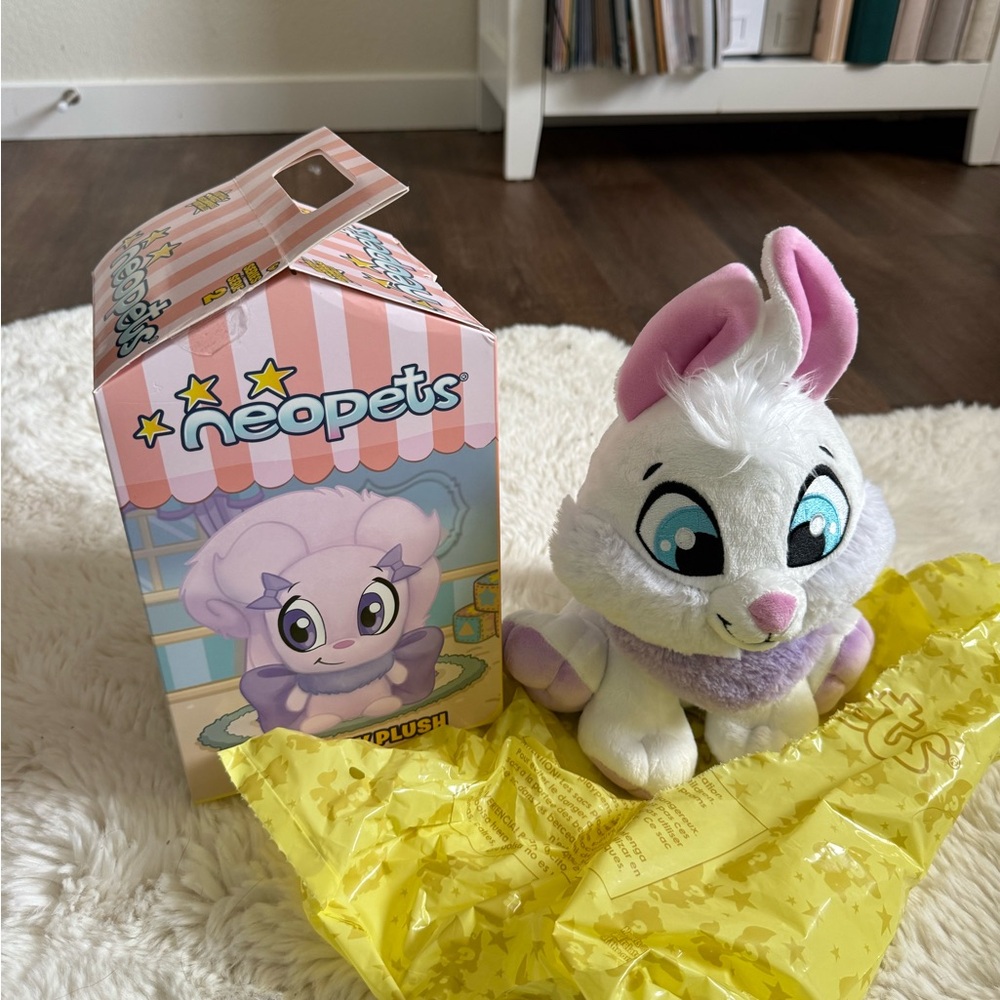 Neopets Series 2 Baby Blind Mystery Box Plushie - Cybunny